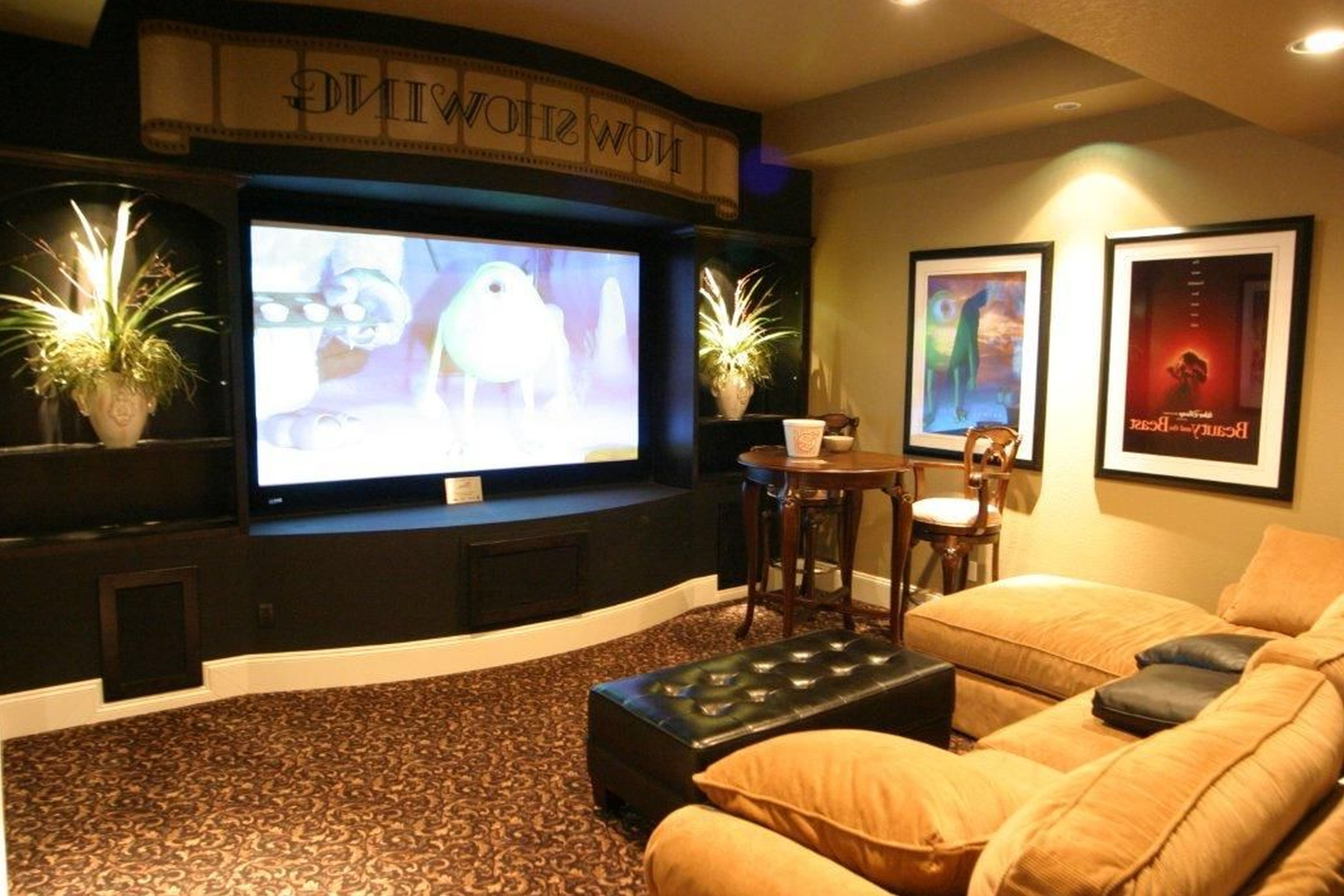 cinema living room decor