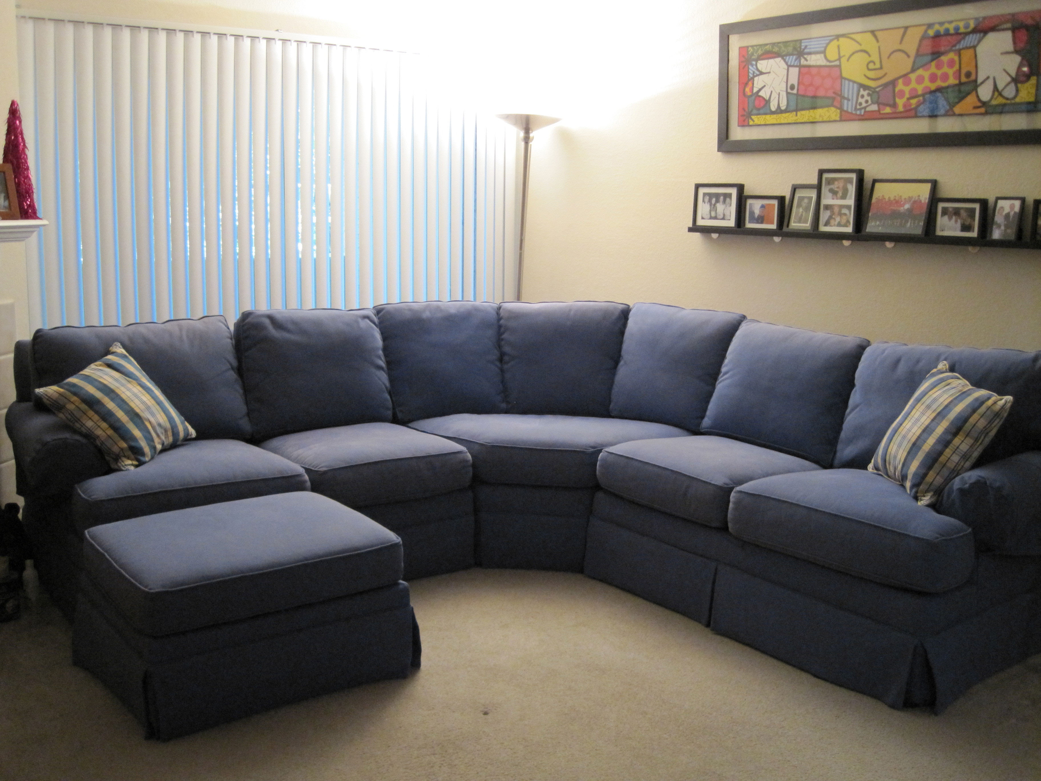 Sectional Sofa In A Small Living Room