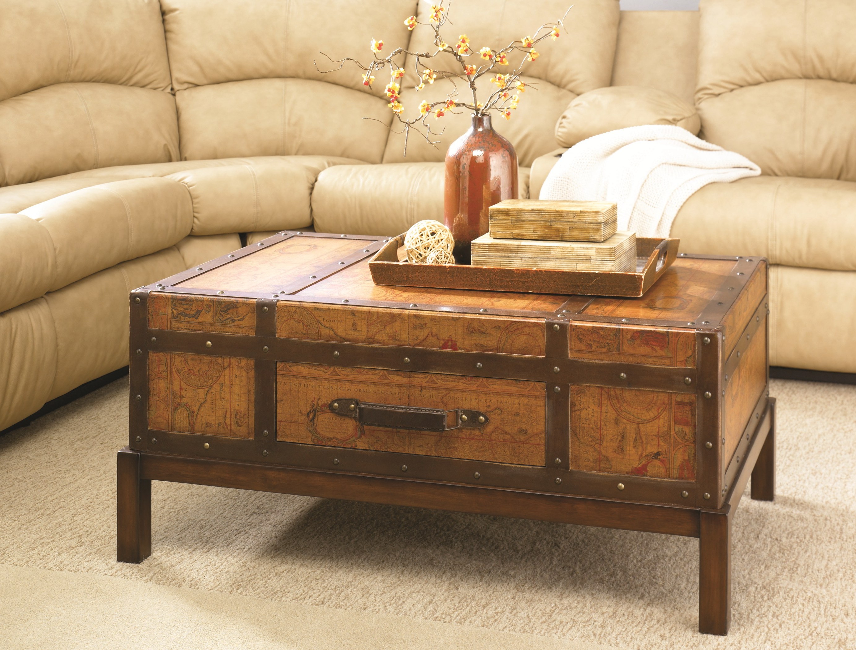 trunk coffee table living room furniture