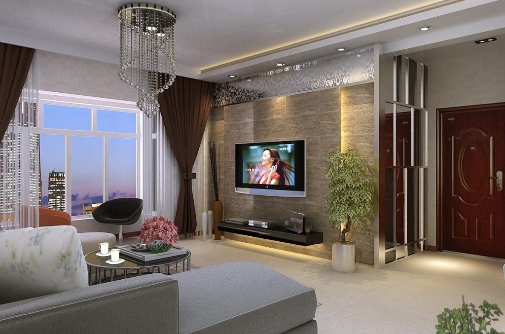 TV Wall Decoration for Living Room | Roy Home Design