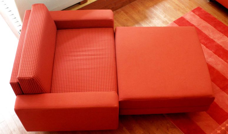 When Comfort Meets Practical in Ottoman Chair with Storage