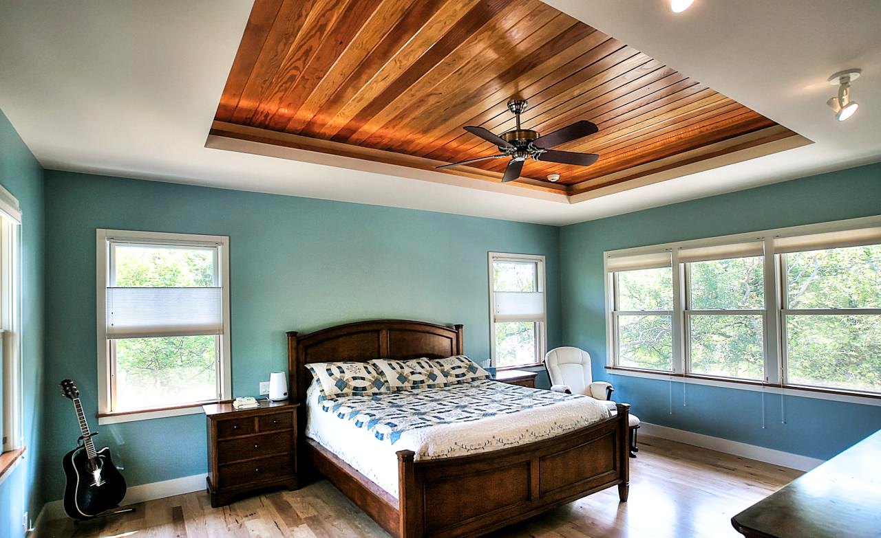 Bedroom High Ceiling Decorating