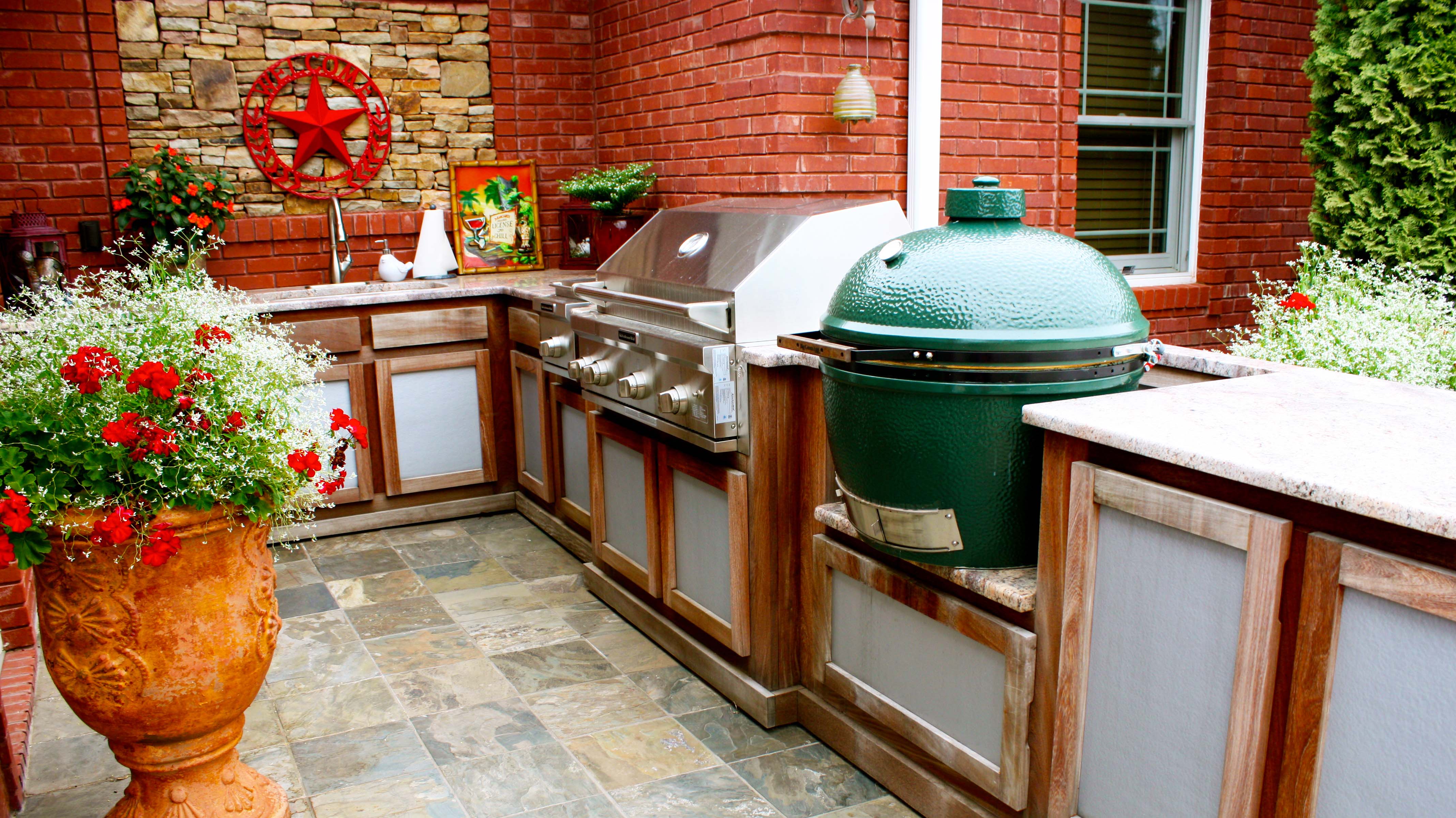 backyard kitchen design photos