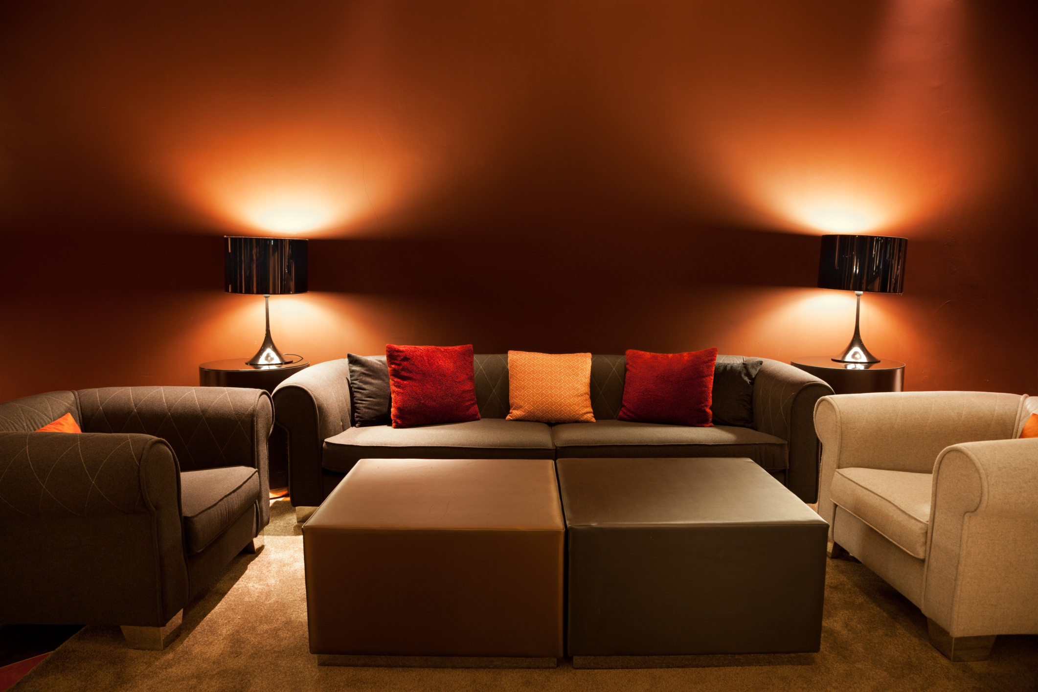 Living Room Lamps With Non Intrusive Light