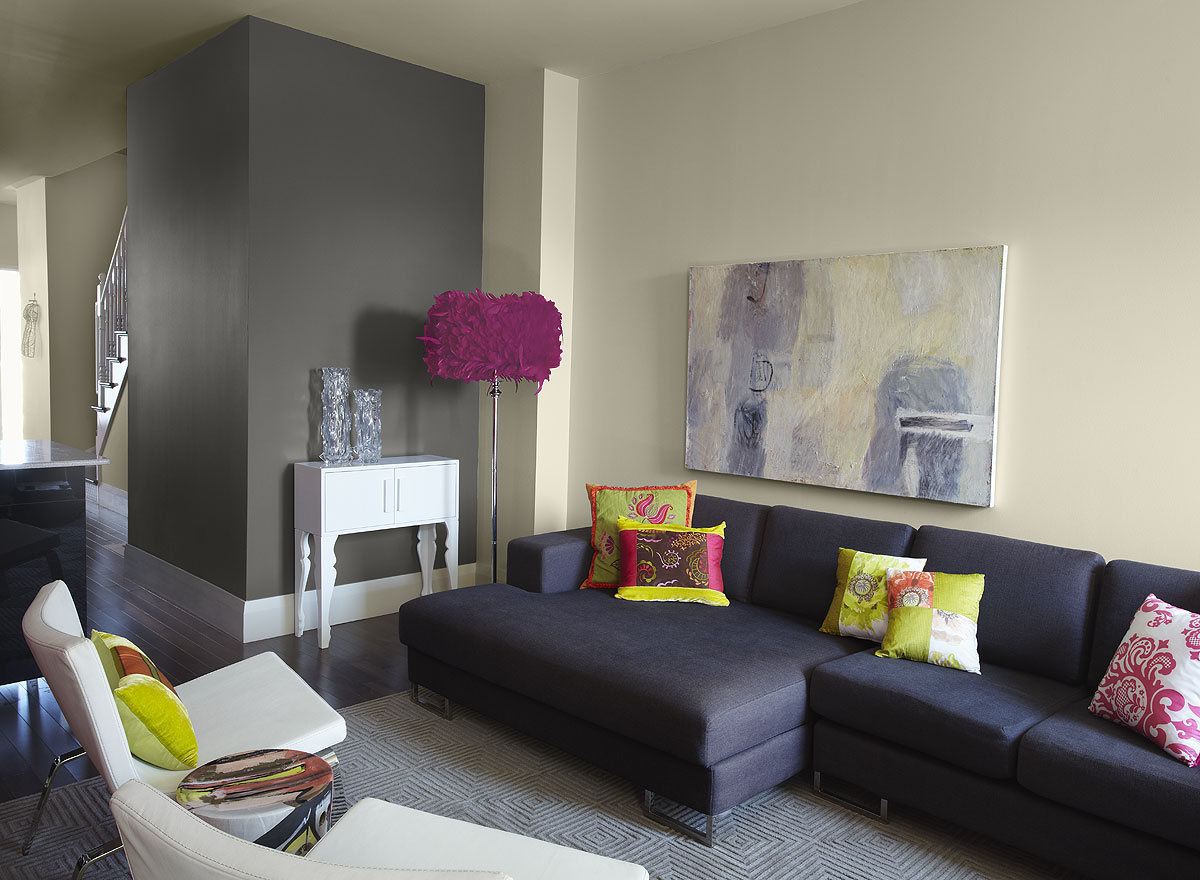 contemporary living room paint colors