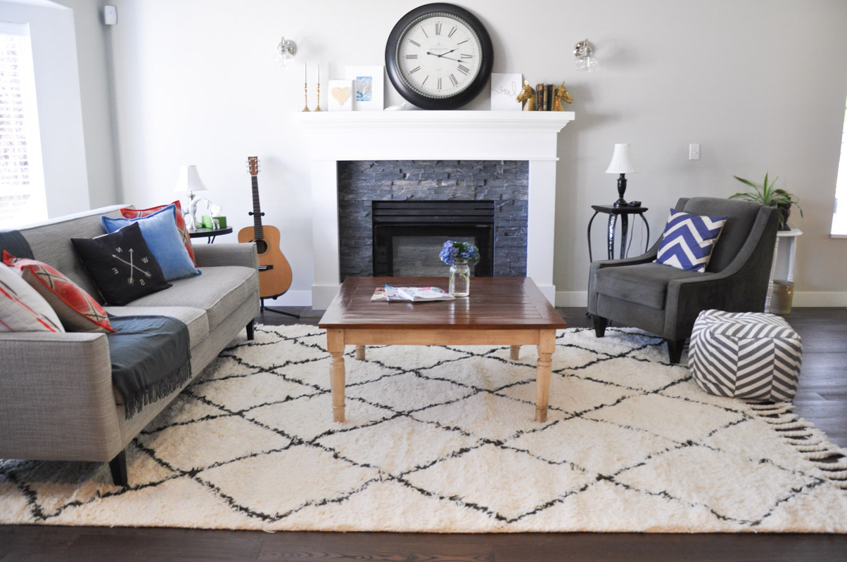 rug living room pinterest
