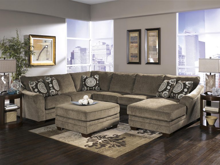 Grey Living Room Ideas Decorating With Grey Fabric Sectionals Sofa Sets With Loveseat 768x576 