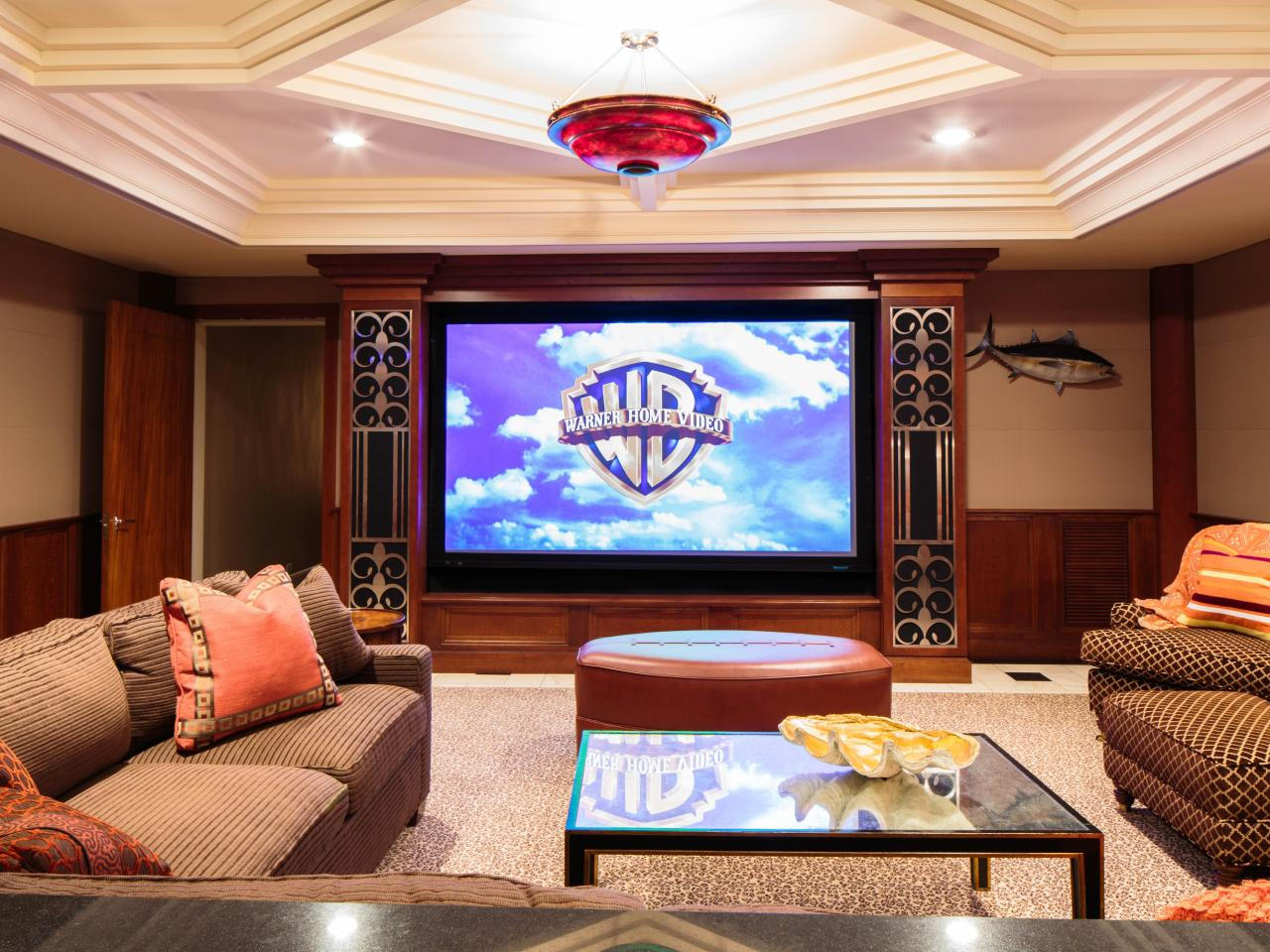 living room home theater decorating ideas