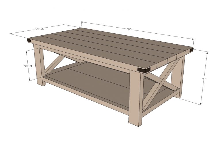 Average Coffee Table Size