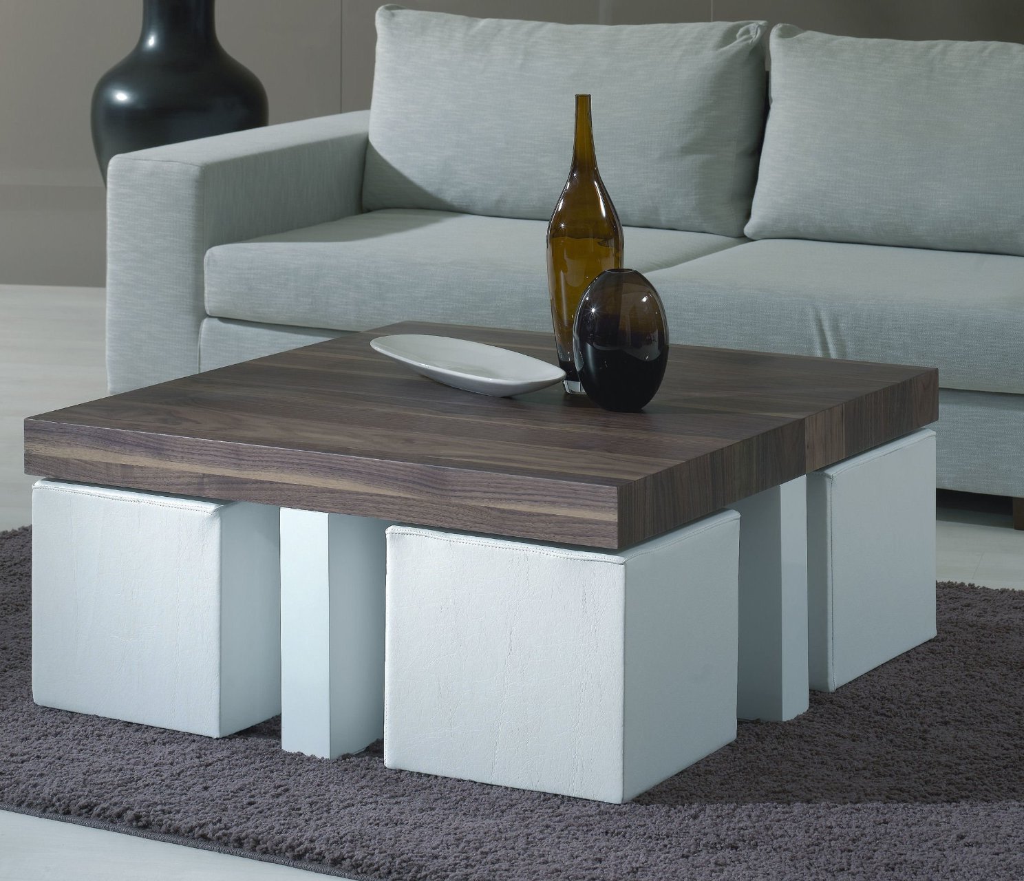 Coffee Table With Chairs Underneath