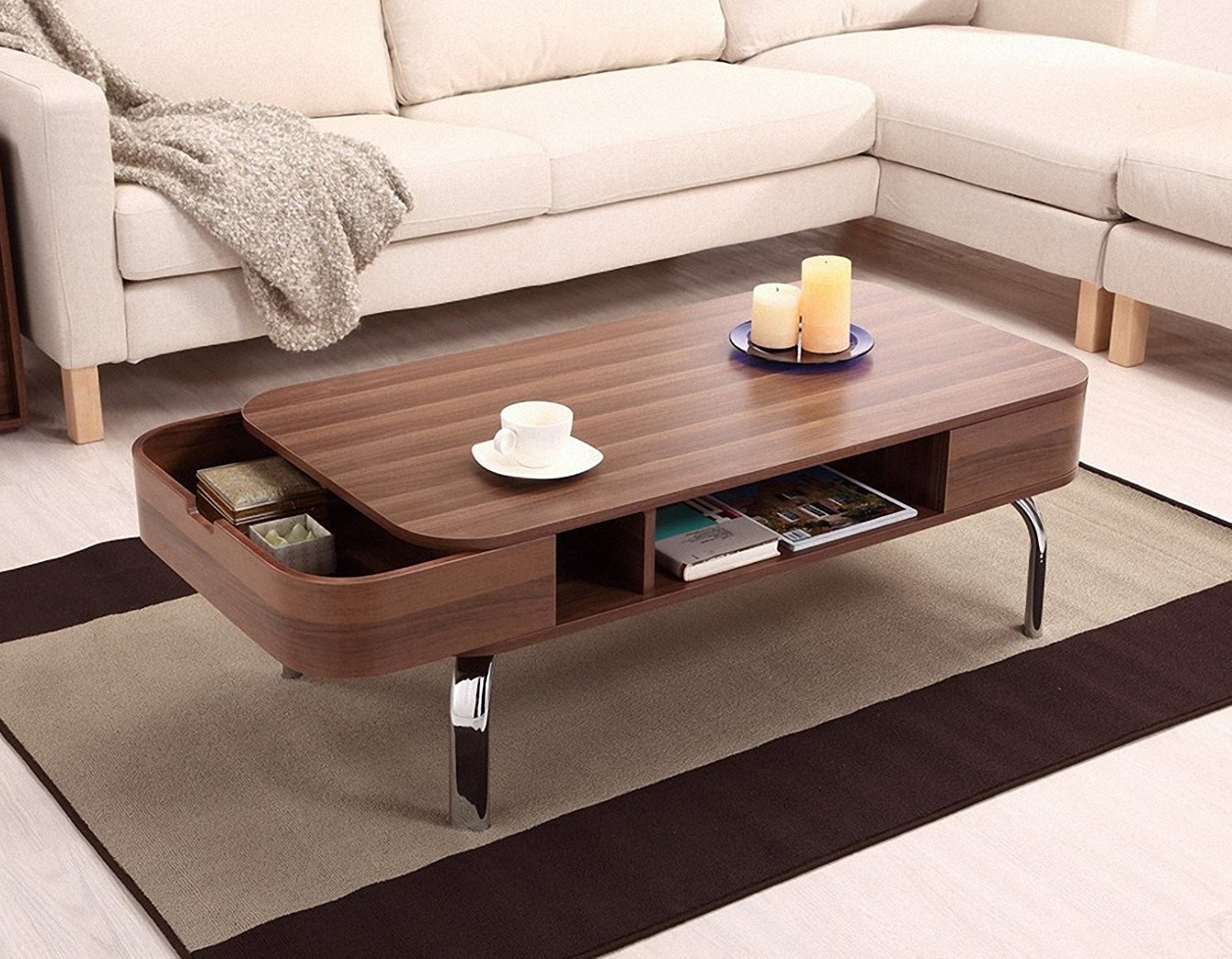 modern look living room table