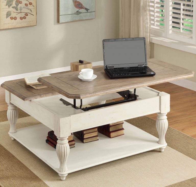 Double Lift Top Coffee Table in Regal Walnut