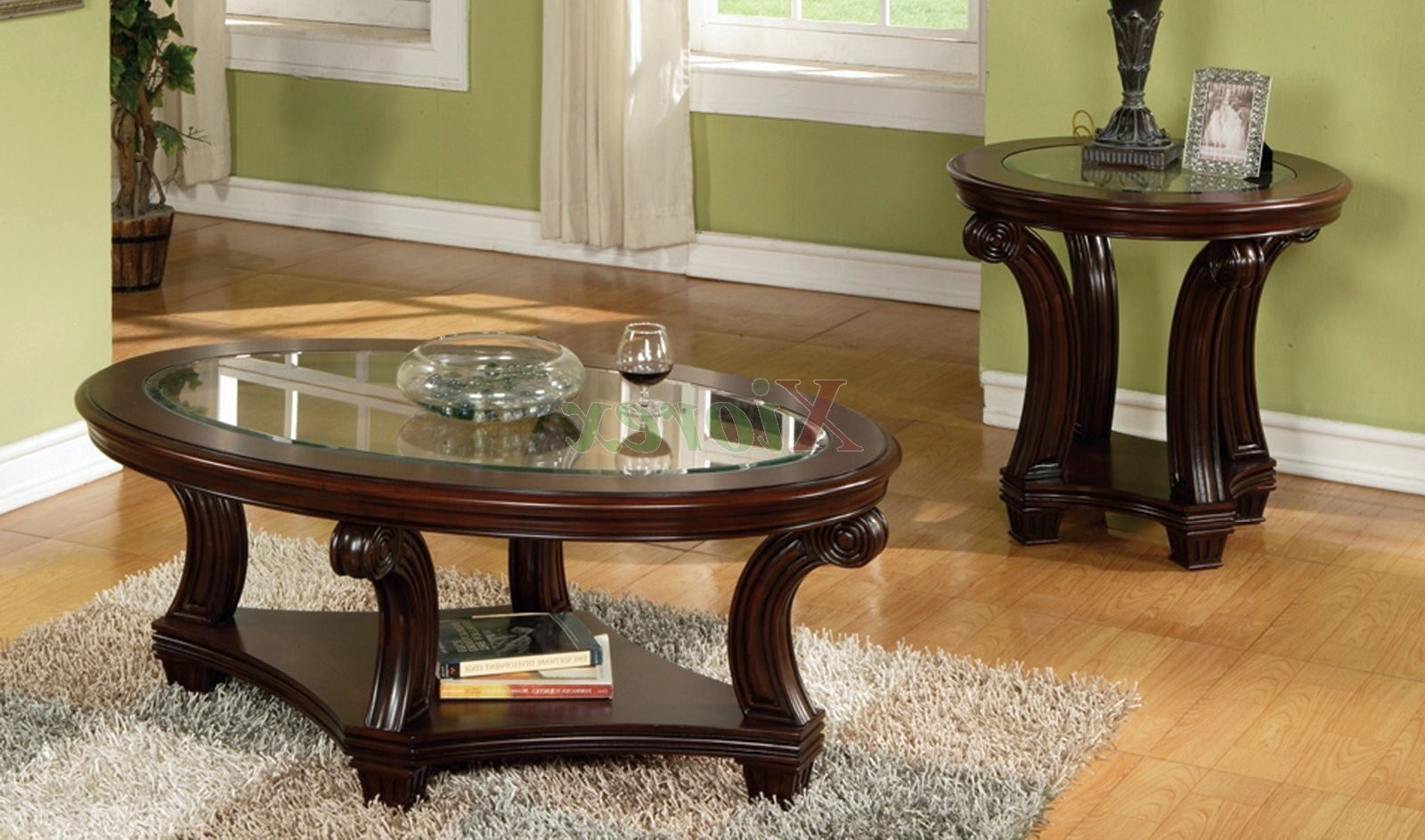 Oval Coffee Table Sets Decorating Ideas | Roy Home Design