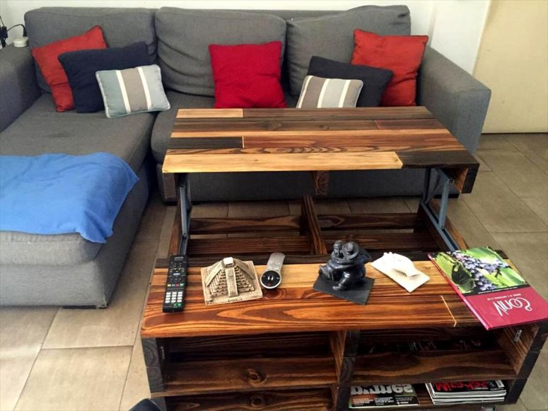 Pull Up Coffee Table Design
