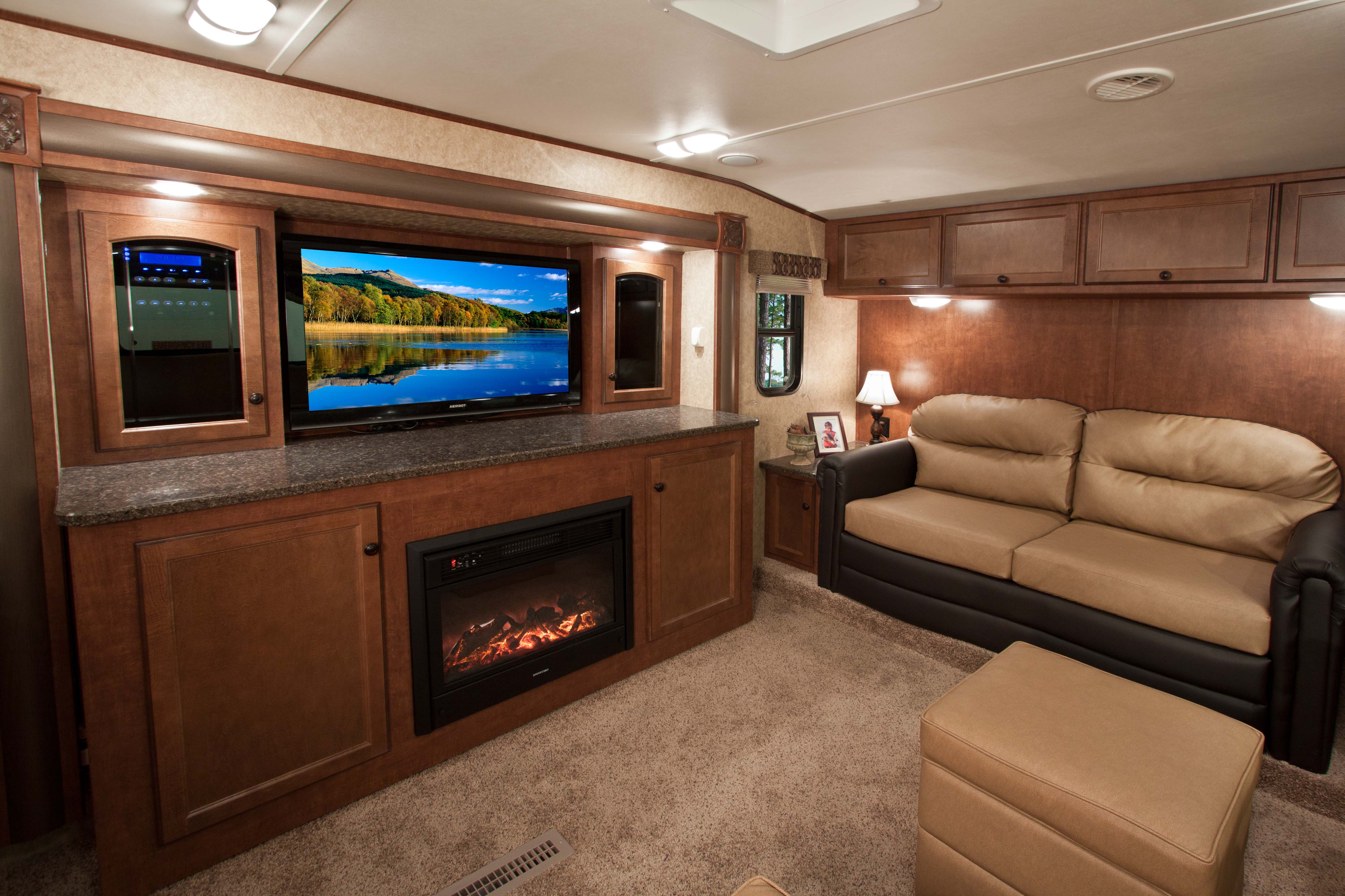 Prowler 5th Wheel Front Living Room