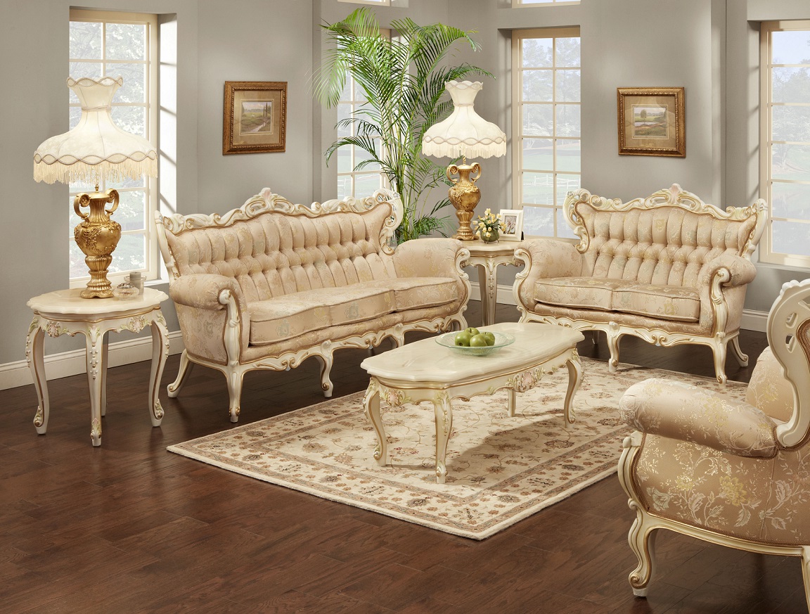 French Provincial Living Room Set 01 