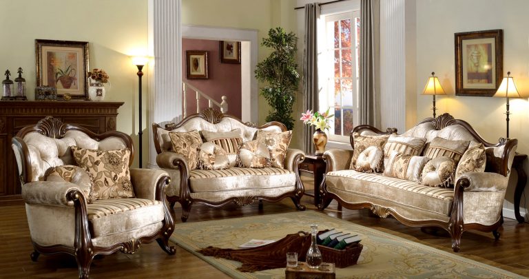 French Provincial Living Room Set Furniture