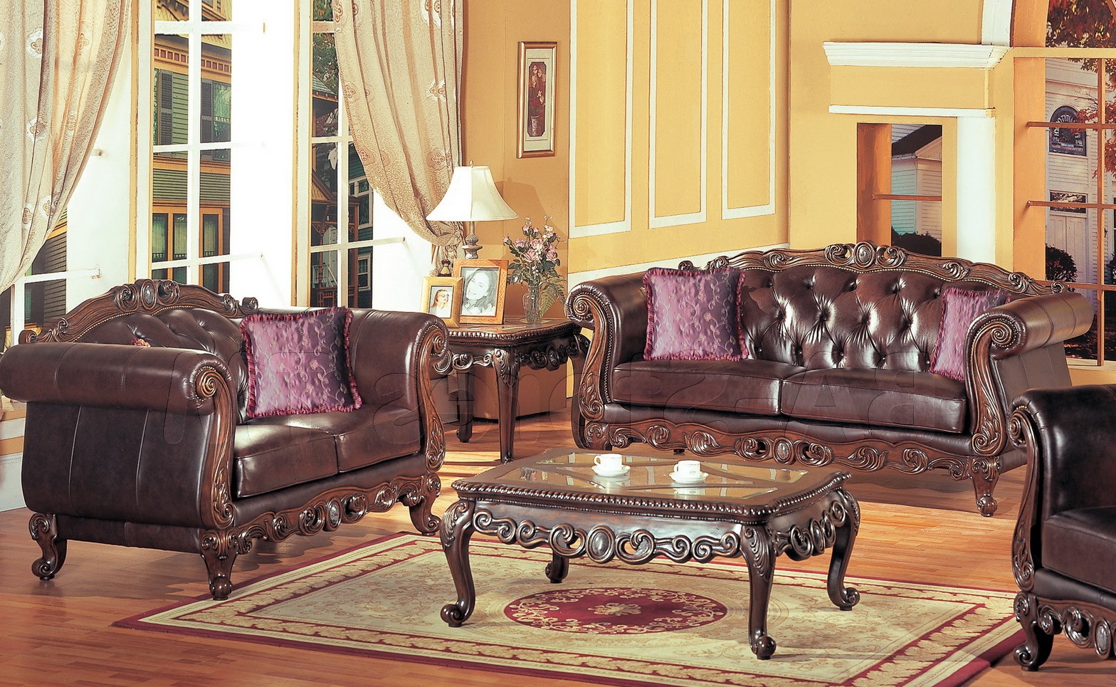 french provincial living room sofa