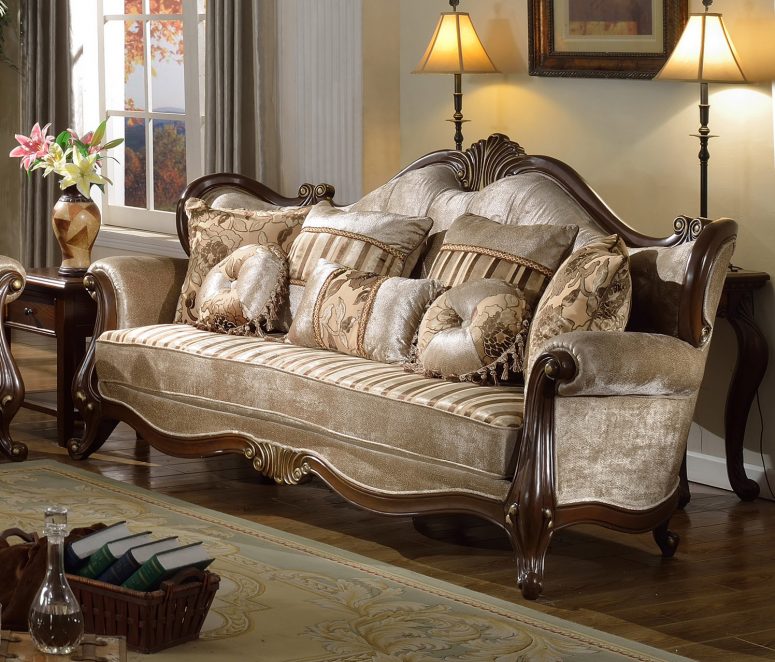 French Provincial Living Room Set Furniture