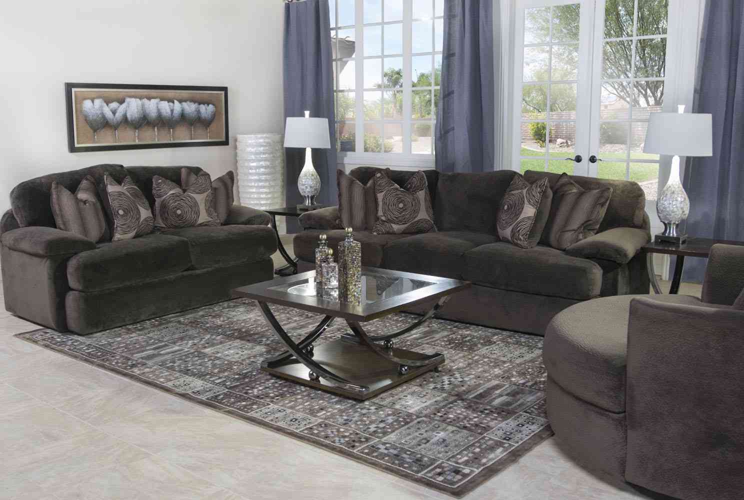 livingroom furniture sets Daystar removable seat cushions sofa media ...