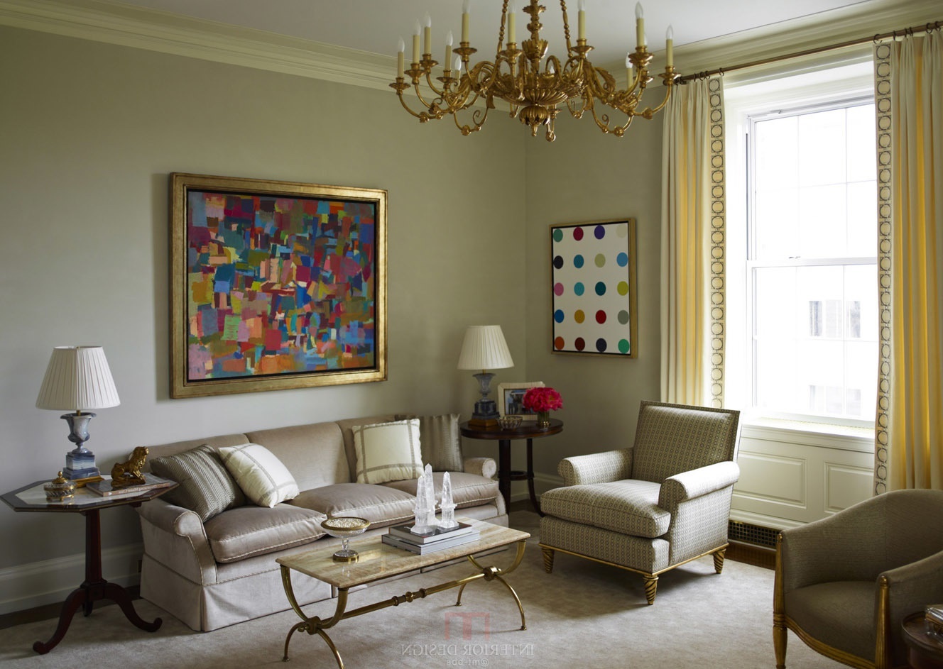 Paris Themed Living Room Set Gray