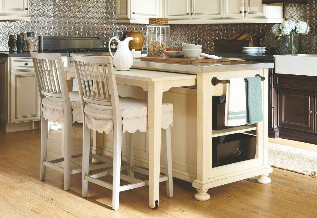 5 Kitchen Island With Pull Out Table Ideas To Overcome Small Kitchen Space