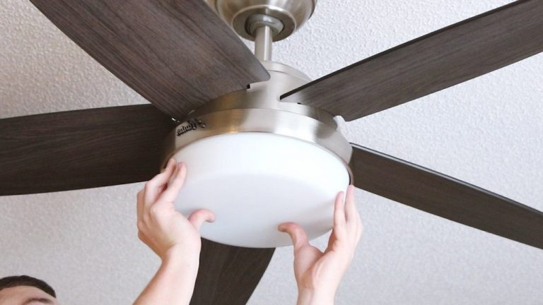 Step by Step How to Install Ceiling Fan with Light Fixture